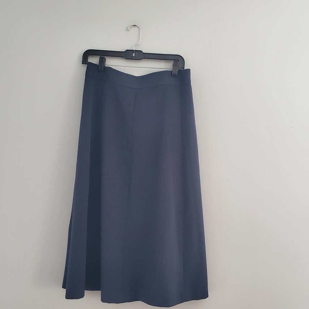 Sag Harbor Stretch Woman Navy Blue Circle Skirt 24W